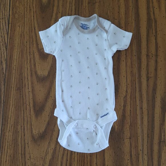 3-Pack Gerber Baby Boy Bear Print Onesies Short Sleeve Size Newborn - Picture 5 of 10